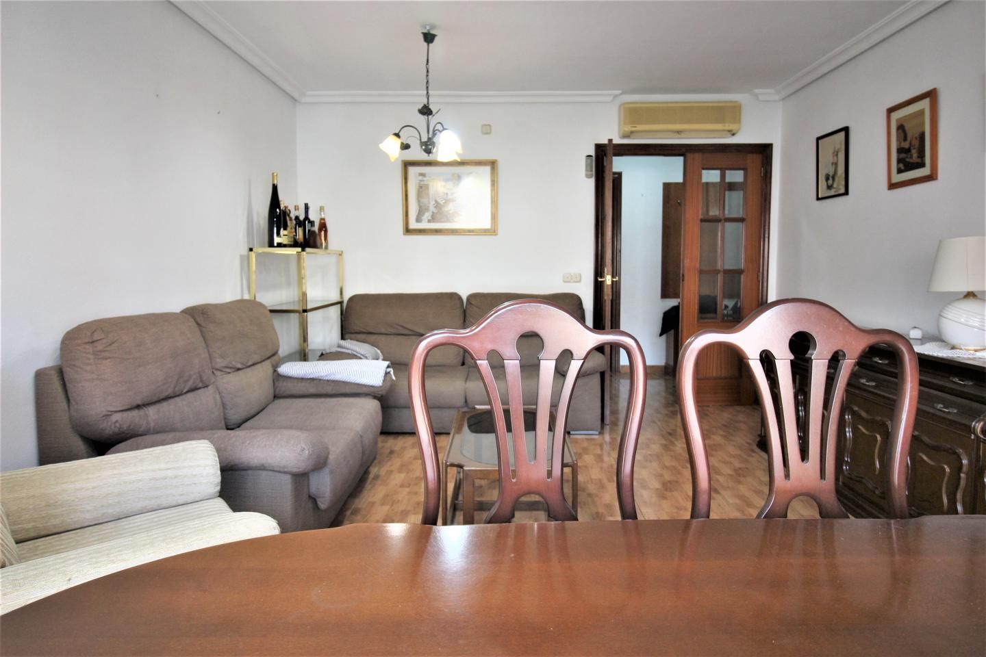 Living room of Flat to rent in  Almería Capital  with Air Conditioner, Terrace and Furnished