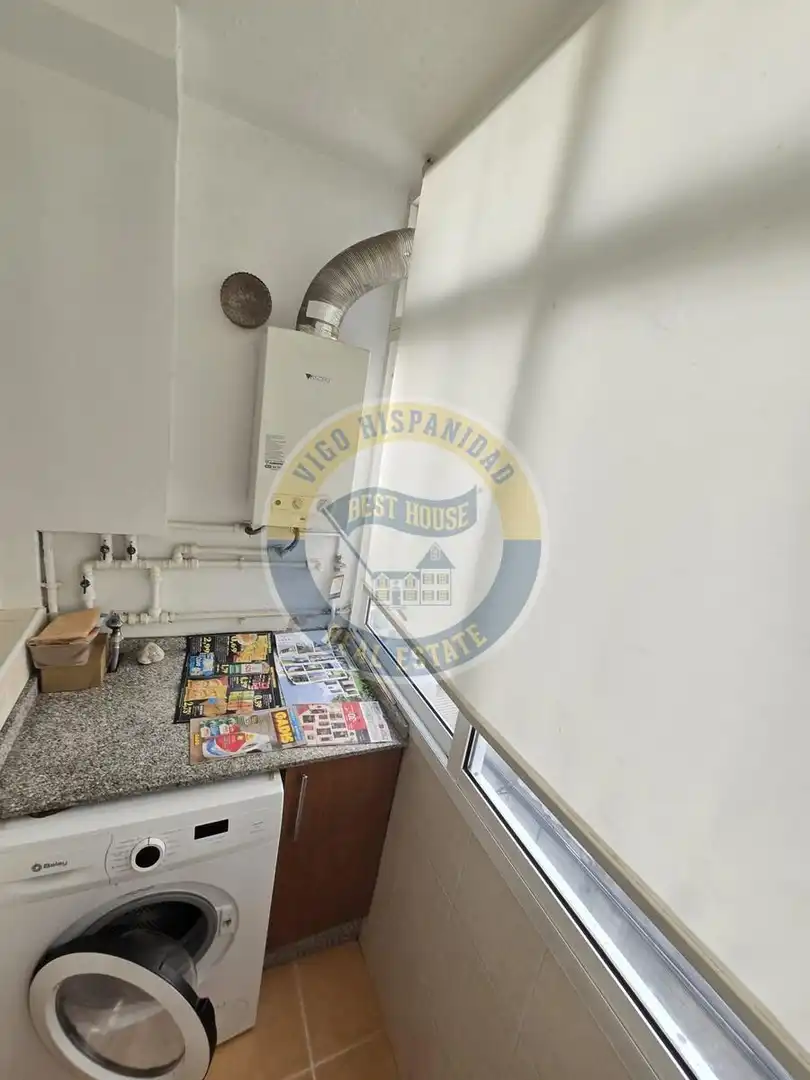Küche von Wohnung zur Miete in Vigo  mit Heizung, Parkett und Möbliert