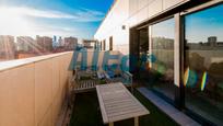 Terrace of Attic for sale in  Madrid Capital  with Heating, Terrace and Swimming Pool