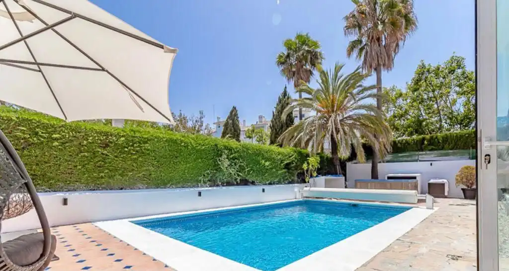 Swimming pool of Houses for rent in Marbella  with Terrace and Swimming Pool