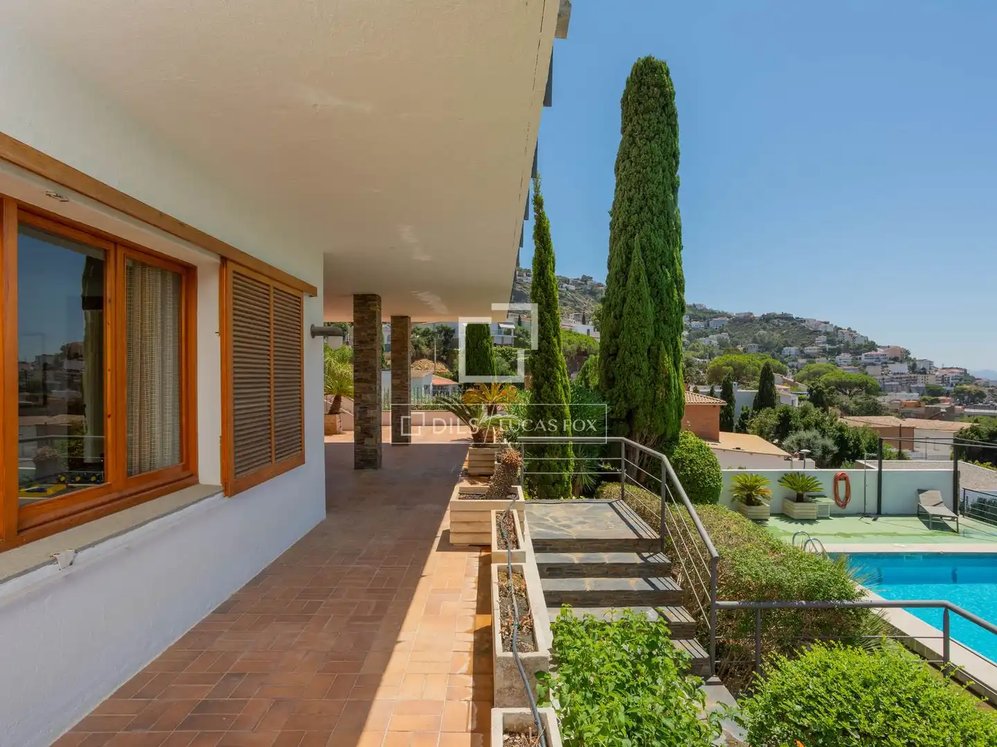 Terrassa de Casa o xalet en venda en Roses amb Aire condicionat, Calefacció i Jardí privat