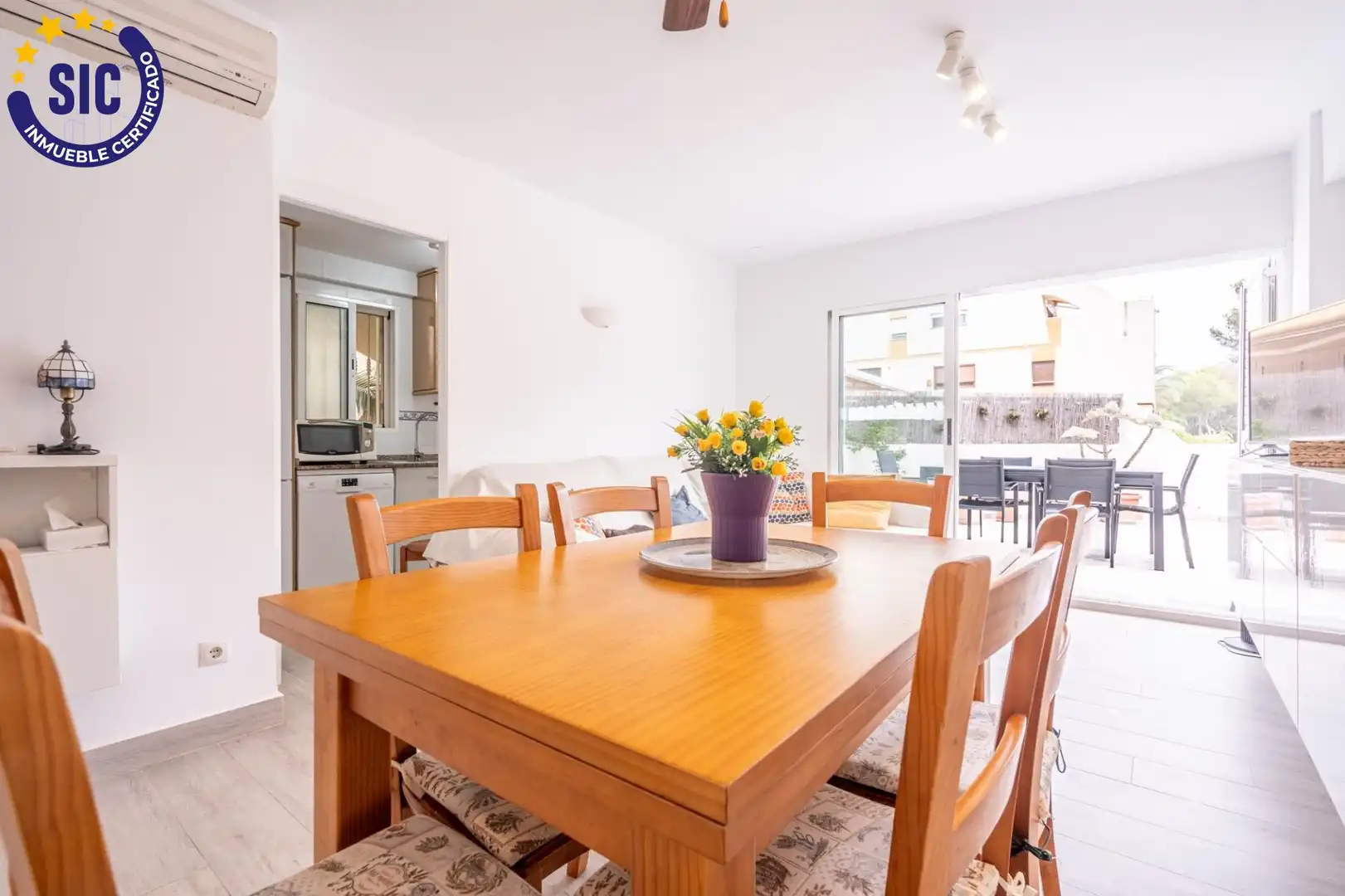 Dining room of Apartments for sale in Valencia  with Air Conditioner, Heating and Private garden