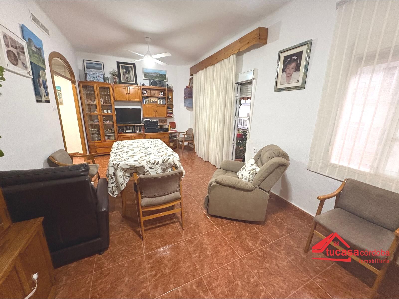 Sala de estar de Piso en venta en  Córdoba Capital con Aire acondicionado, Terraza y Trastero