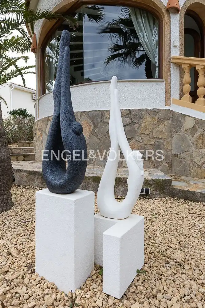 Exterior view of Houses for sale in Jávea / Xàbia  with Air Conditioner, Heating and Private garden