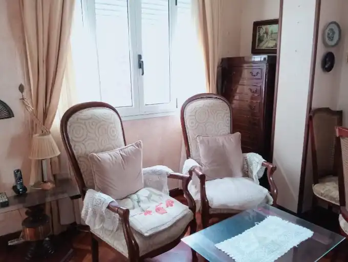 Wohnzimmer von Wohnung zum Verkauf in Santander mit Parkett, Möbliert und Waschmaschine