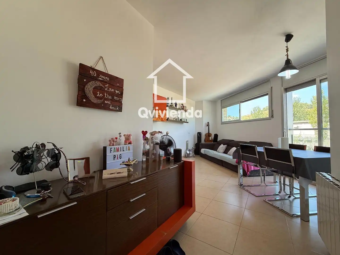 Sala d'estar de Pis en venda en Montcada i Reixac amb Terrassa i Balcó