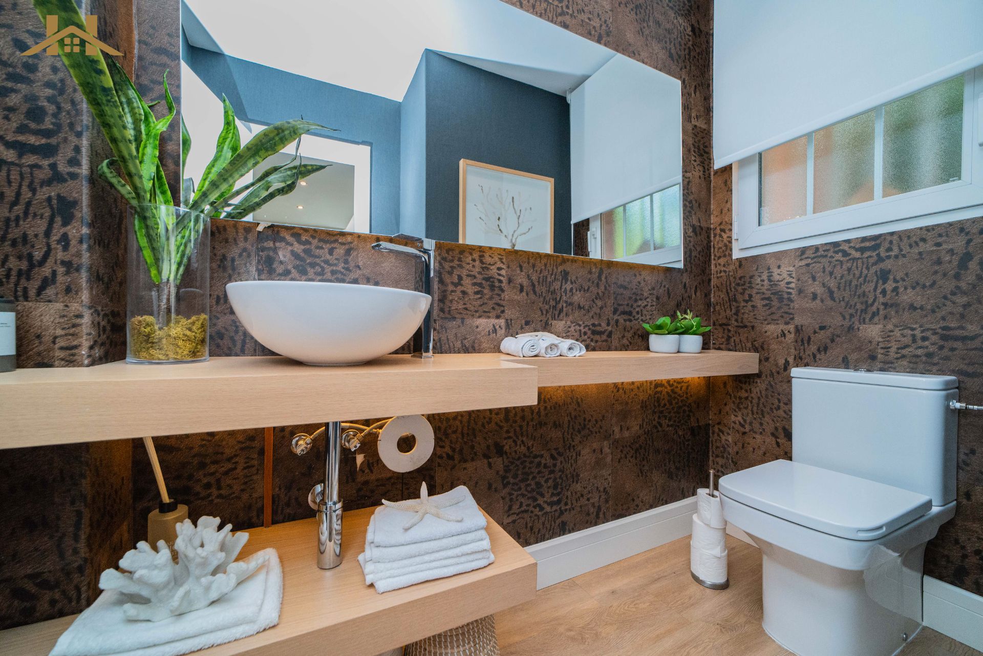 Bathroom of Single-family semi-detached for sale in Villanueva de la Cañada  with Air Conditioner, Heating and Internet