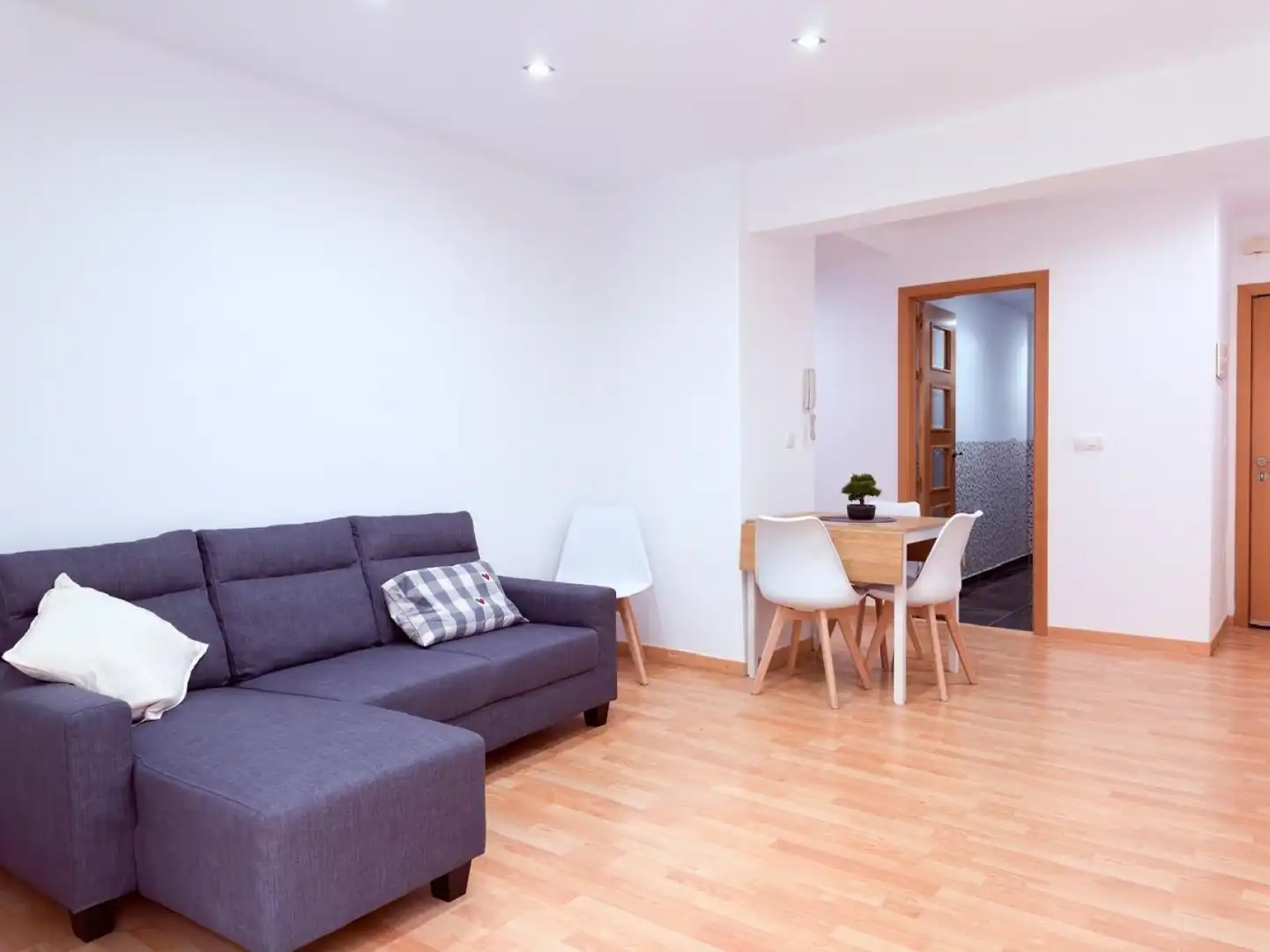 Sala de estar de Piso de alquiler en Valencia con Aire acondicionado, Calefacción y Parquet