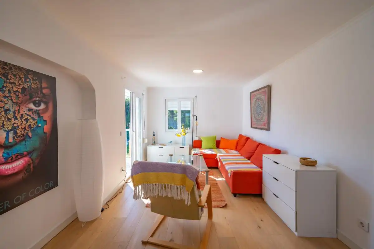 Living room of Flat for sale in Jávea / Xàbia  with Air Conditioner, Heating and Storage room
