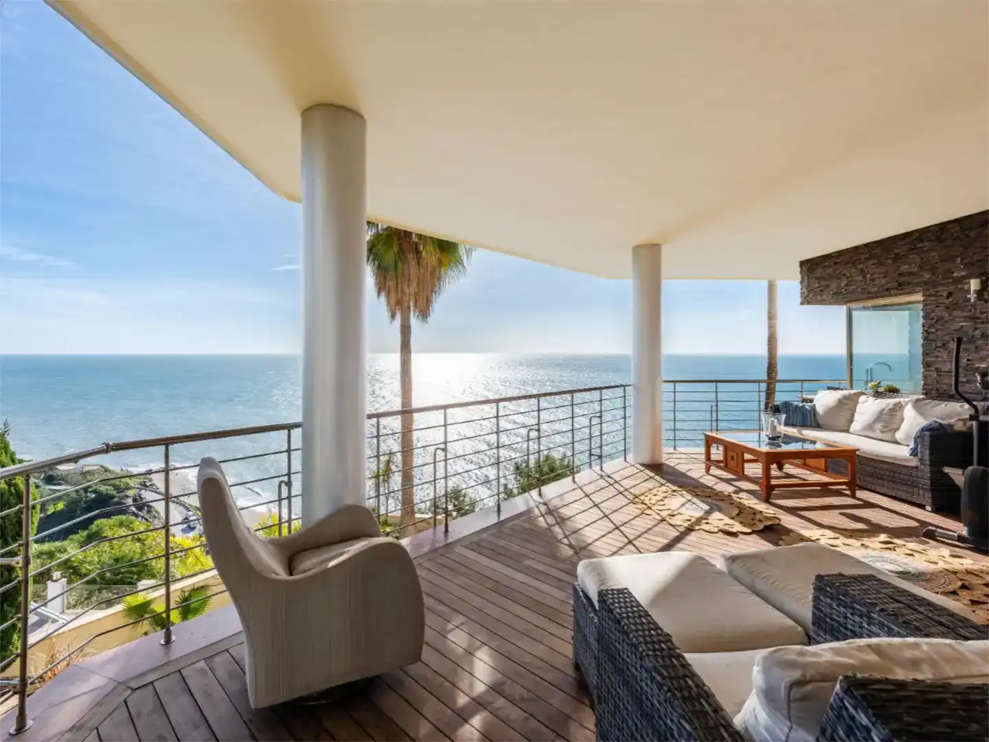 Terrasse von Wohnung zum Verkauf in Torrox mit Klimaanlage, Schwimmbad und Balkon