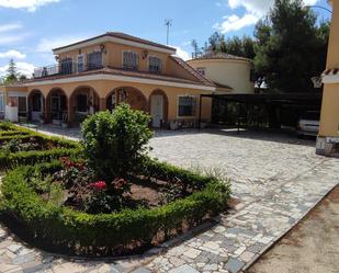 Exterior view of House or chalet for sale in  Albacete Capital  with Air Conditioner, Terrace and Swimming Pool