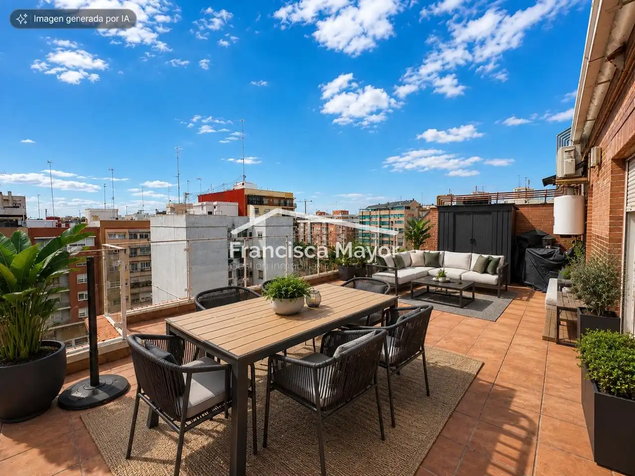 Terrassa de Dúplex en venda en Valencia amb Aire condicionat i Terrassa