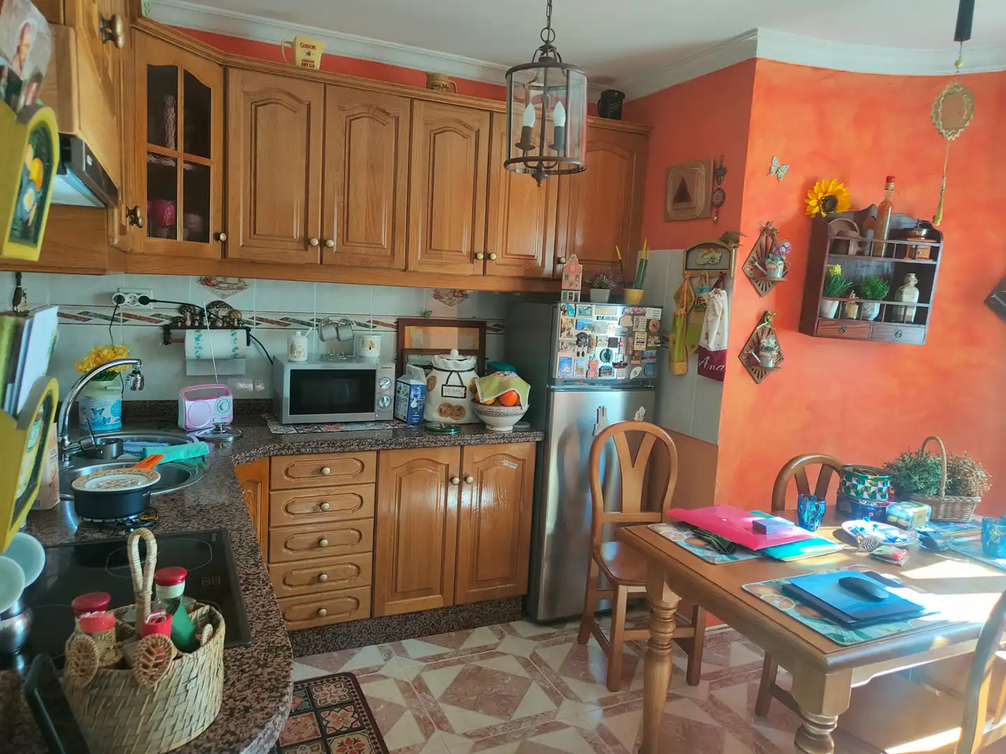 Cocina de Piso en venta en Vega de San Mateo con Terraza, Trastero y Amueblado