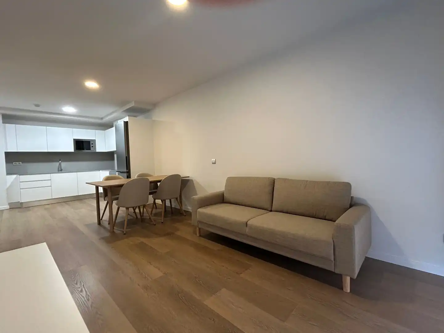 Sala d'estar de Pis de lloguer en Las Palmas de Gran Canaria amb Moblat