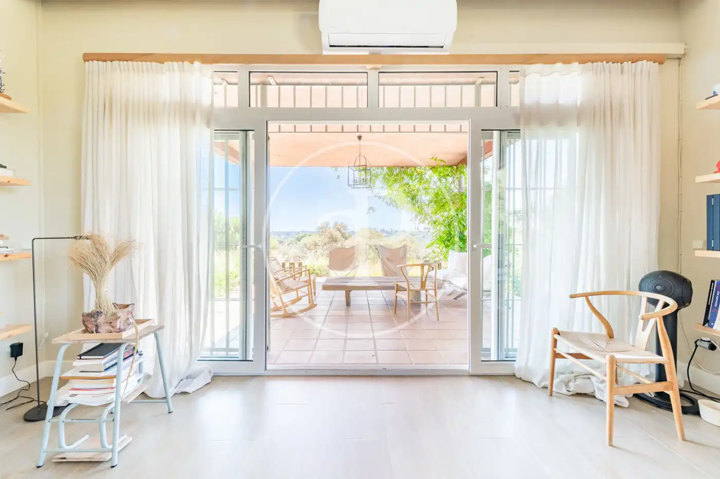 Terraza de Casa o chalet de alquiler en Pozuelo de Alarcón con Aire acondicionado, Calefacción y Jardín privado