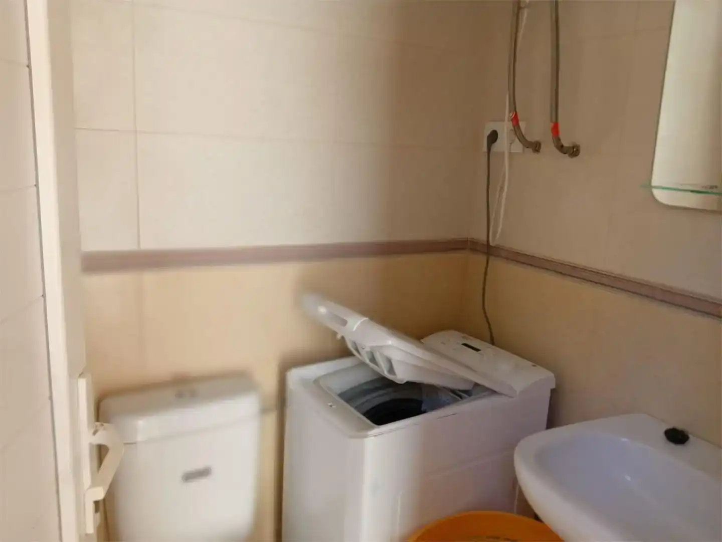 Bany de Casa adosada de lloguer en Cartagena amb Moblat i Balcó
