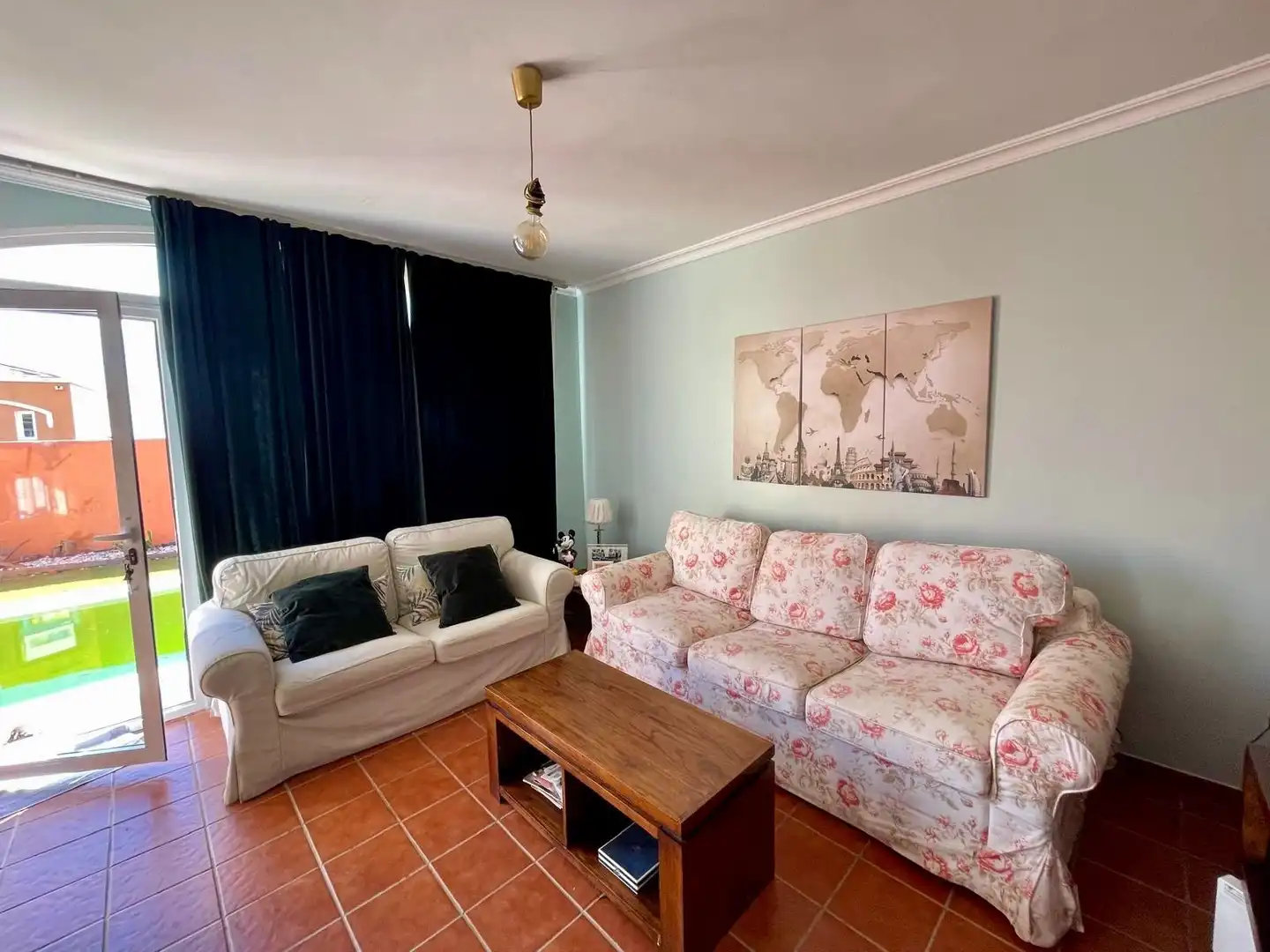 Sala d'estar de Dúplex en venda en Puerto del Rosario amb Aire condicionat, Terrassa i Piscina