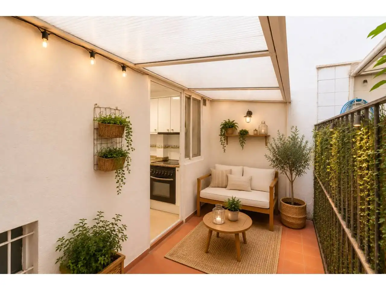 Balcony of Flat for sale in Valencia  with Air Conditioner and Balcony