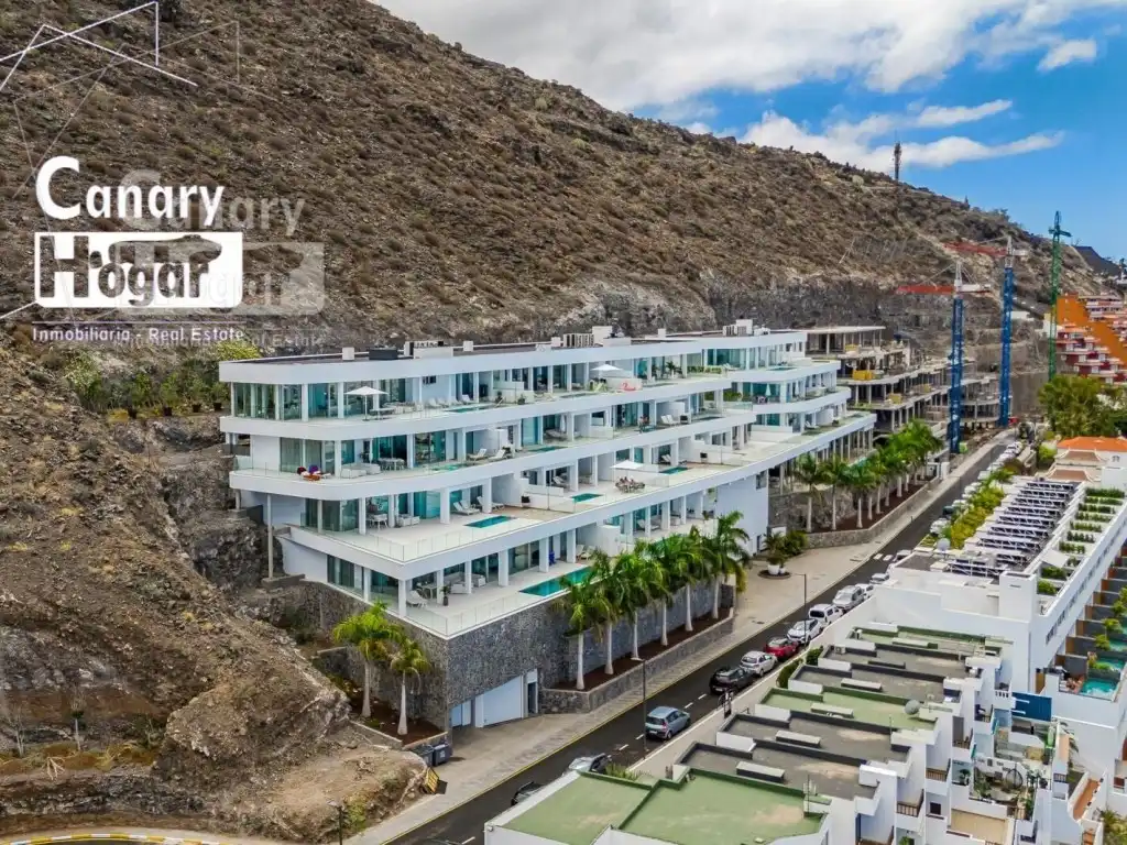 Vista exterior de Ático en venta en Santiago del Teide con Jardín privado y Piscina
