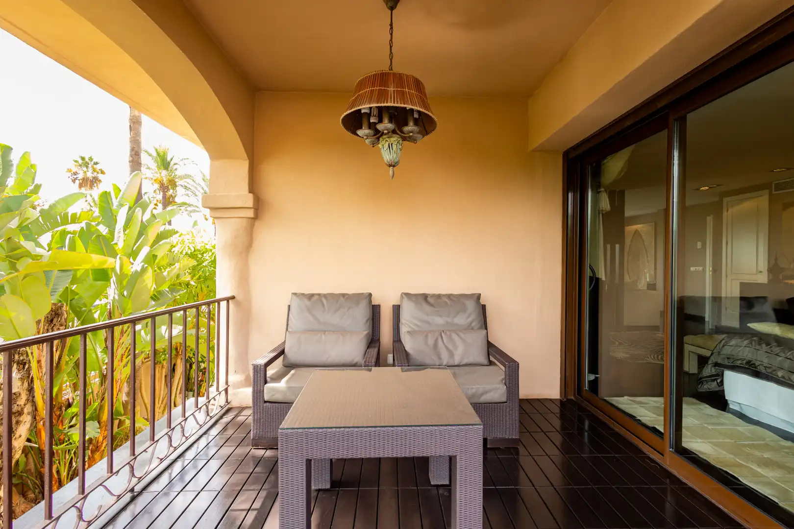 Terrassa de Casa o xalet en venda en Marbella amb Aire condicionat, Jardí privat i Terrassa
