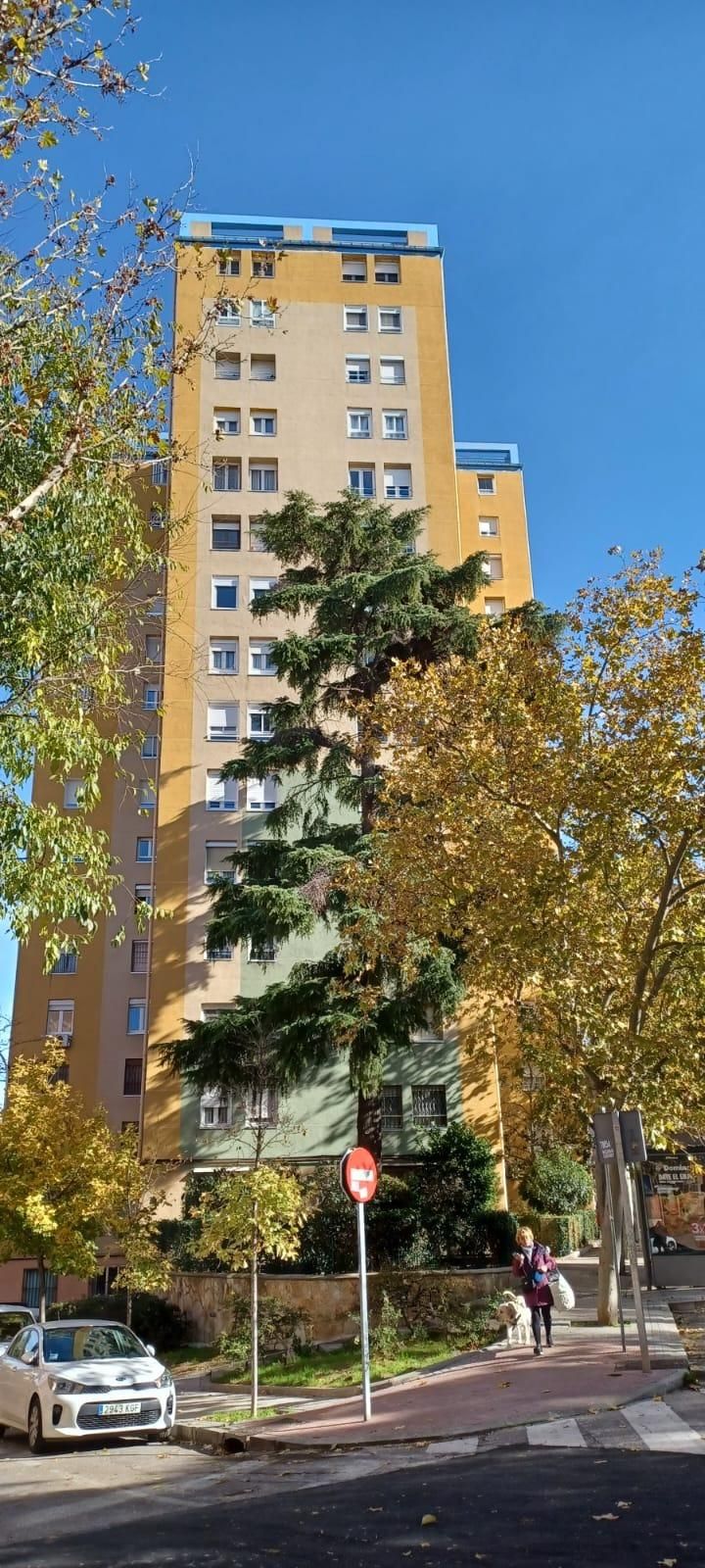 Vista exterior de Pis en venda en  Madrid Capital amb Calefacció, Parquet i Terrassa