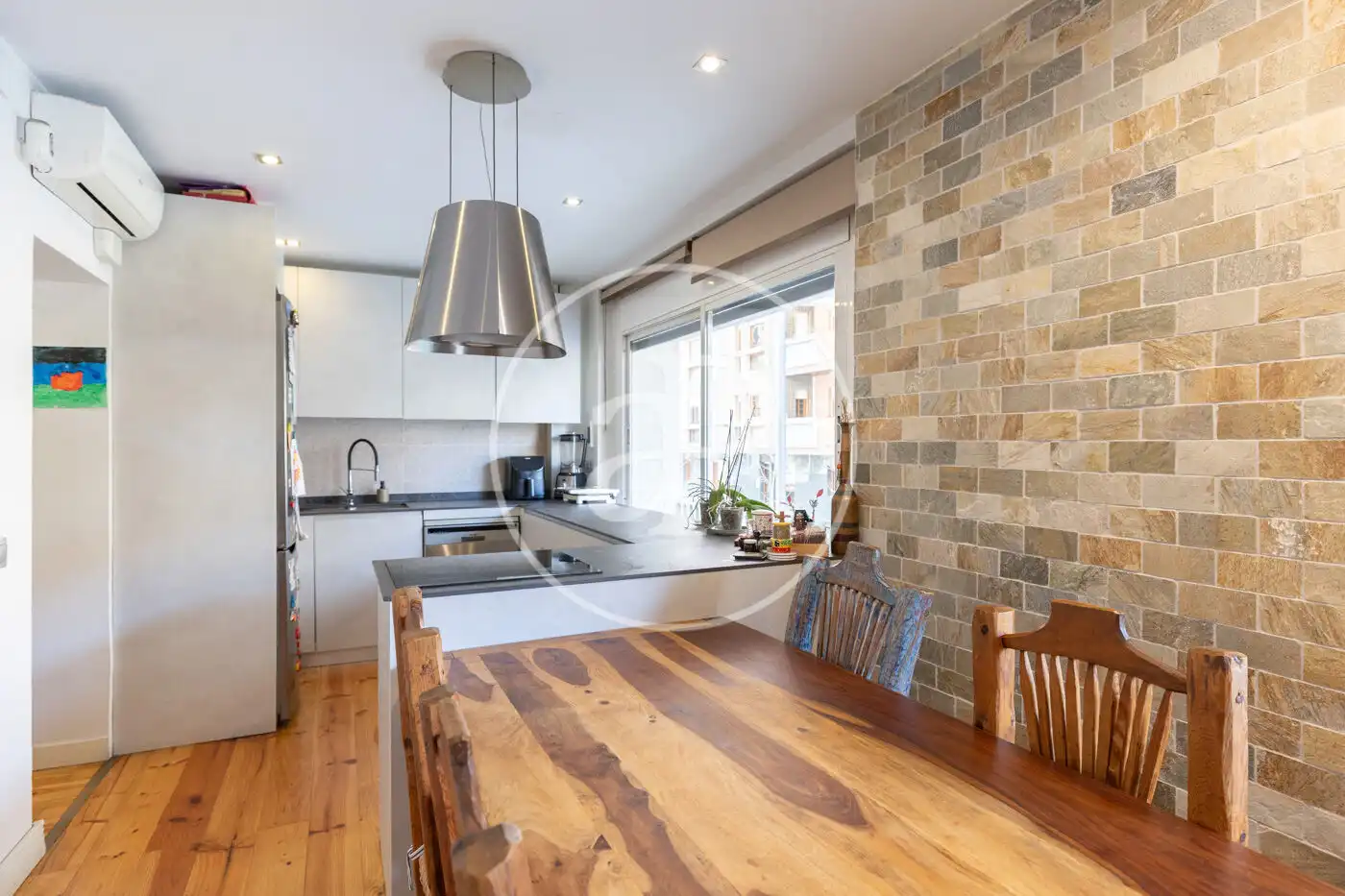 Kitchen of Flat for sale in Barcelona  with Air Conditioner and Heating