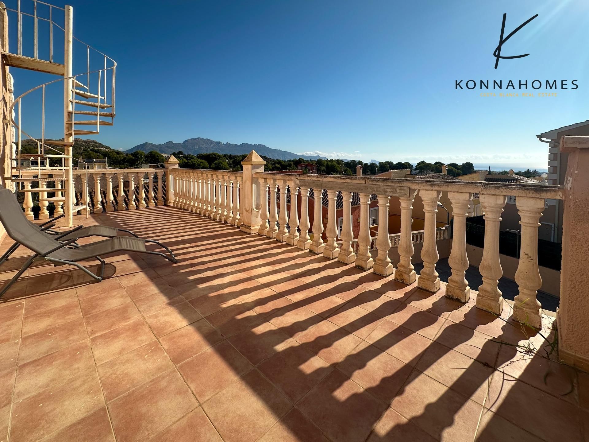 Terrace of House or chalet for sale in La Nucia  with Private garden, Terrace and Storage room