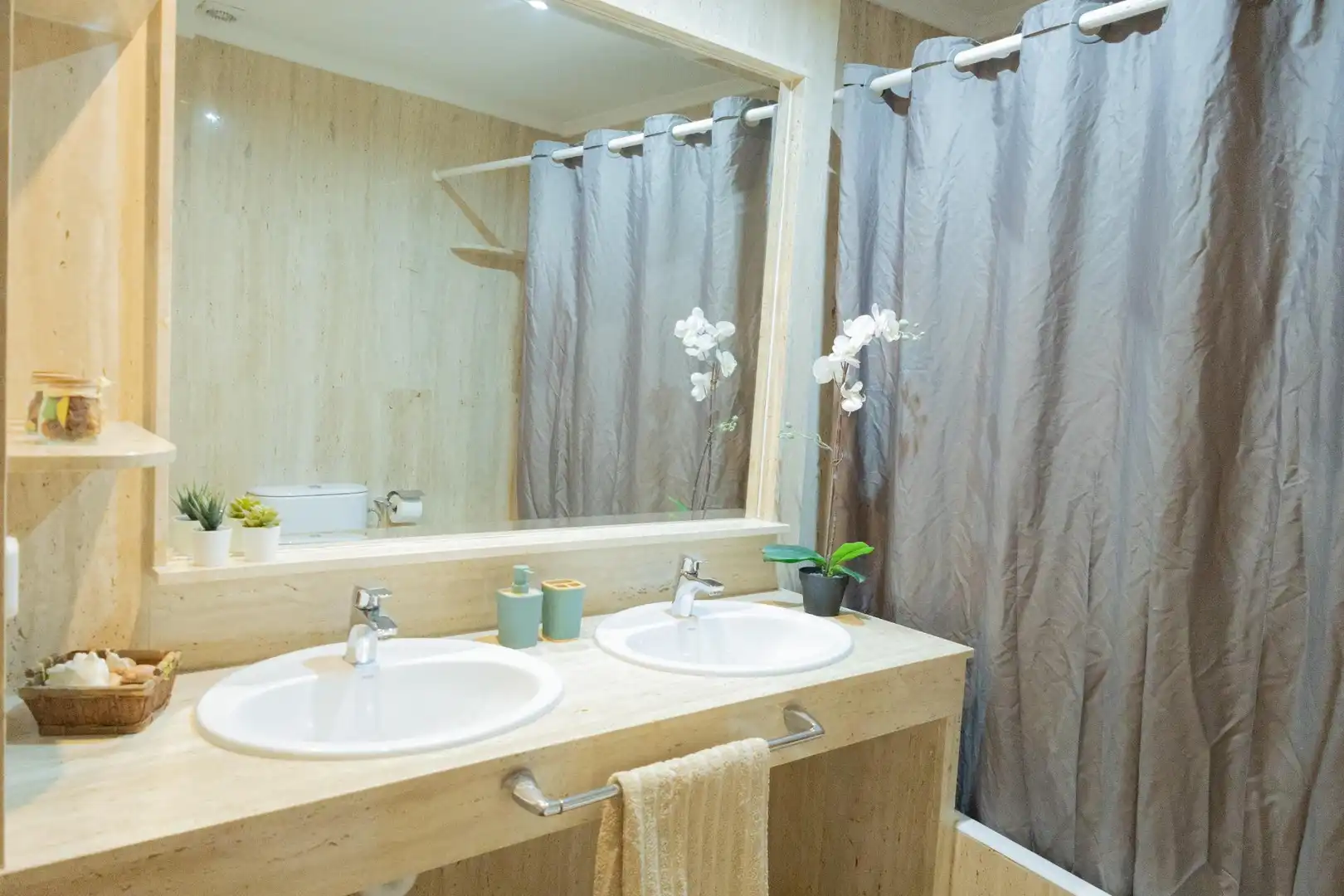 Baño de Casa o chalet en venta en Ses Salines con Aire acondicionado, Calefacción y Jardín privado