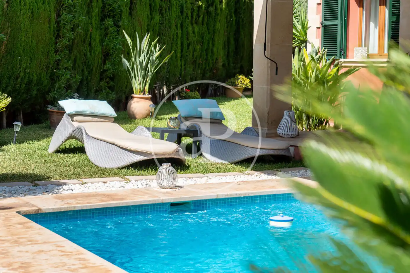 Swimming pool of Detached homes for sale in Calvià  with Air Conditioner, Heating and Private garden