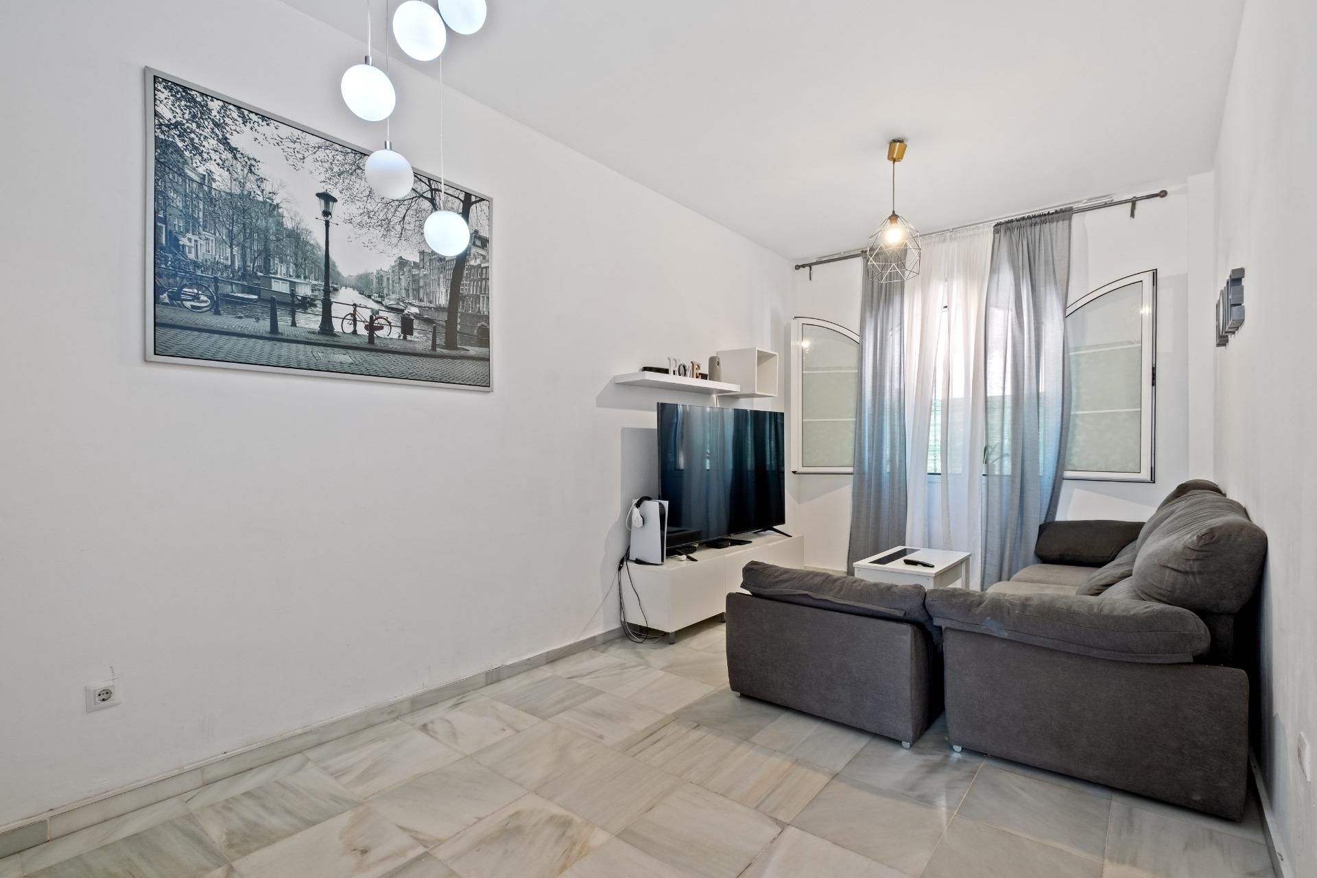 Living room of Planta baja for sale in Málaga Capital  with Air Conditioner