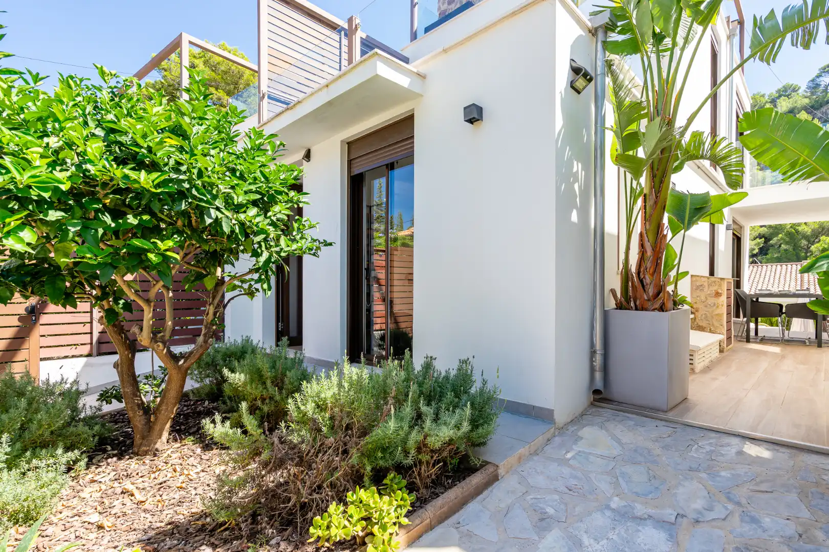 Exterior view of Detached homes for sale in Pollença  with Air Conditioner, Private garden and Terrace