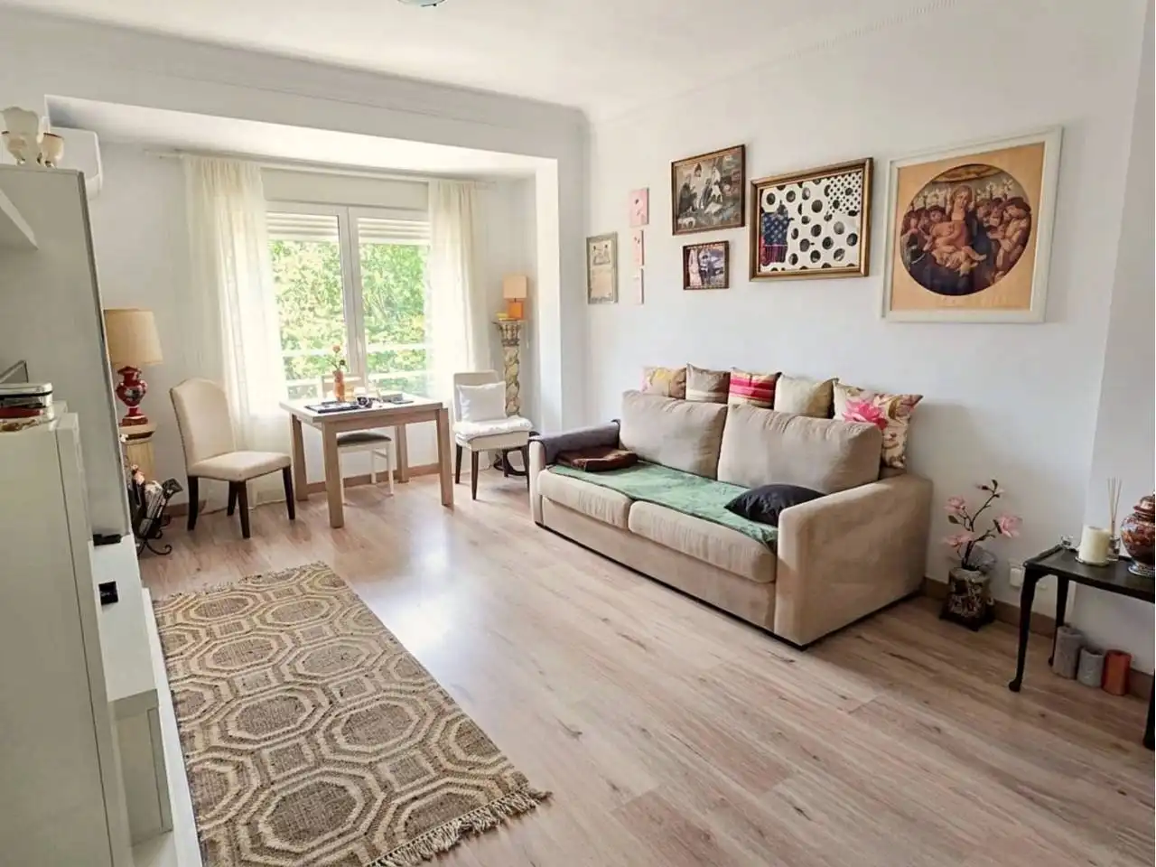 Sala de estar de Piso en venta en Valencia con Aire acondicionado y Balcón