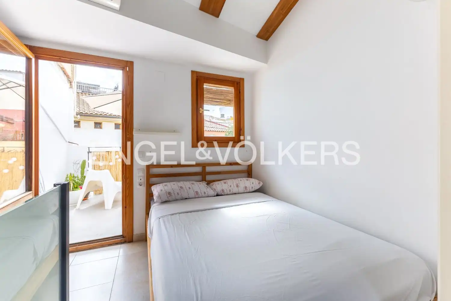 Balcony of Flat for rent in Valencia  with Air Conditioner, Heating and Terrace