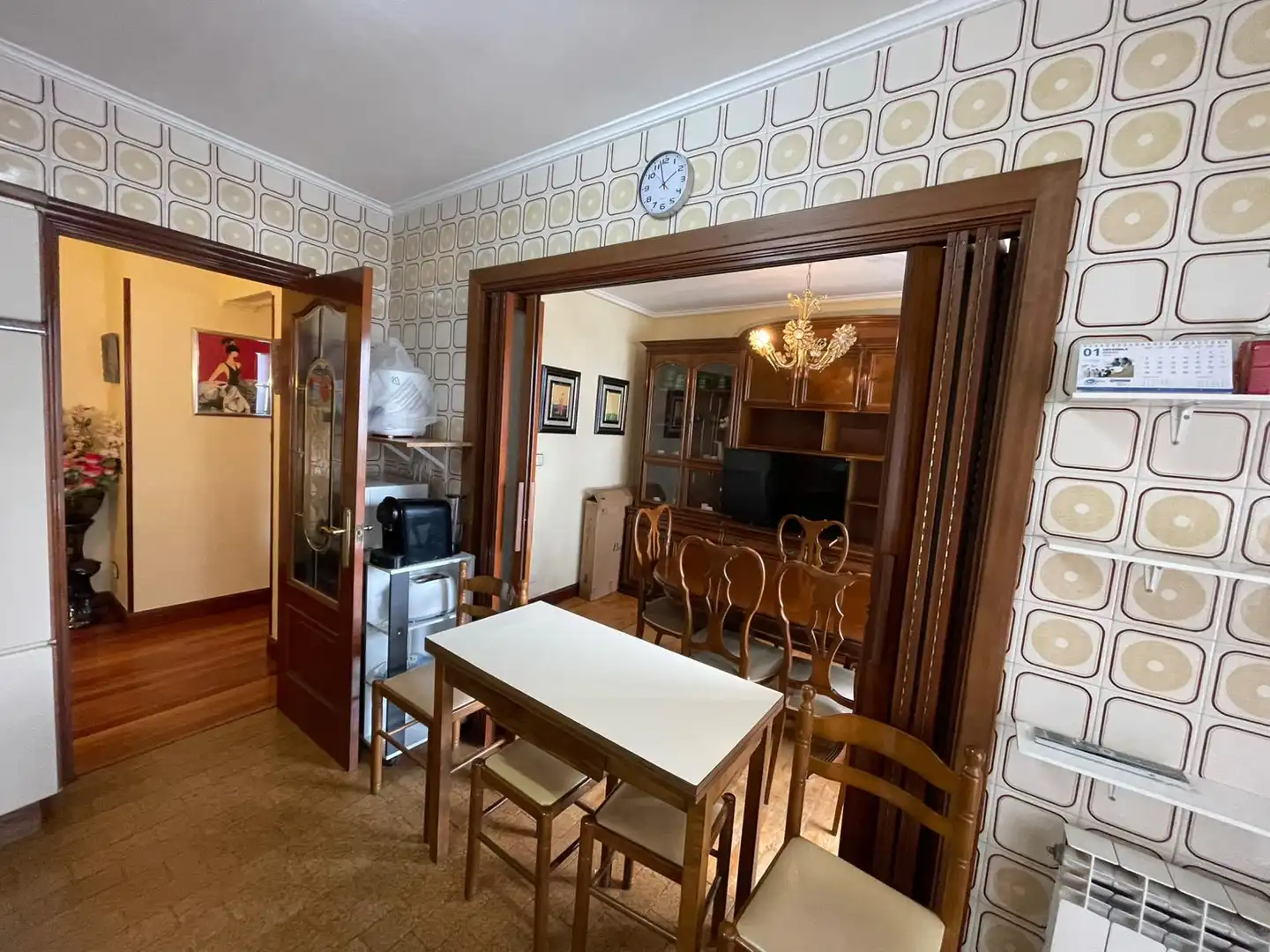 Dining room of Flat for sale in Barakaldo   with Heating, Parquet flooring and Terrace