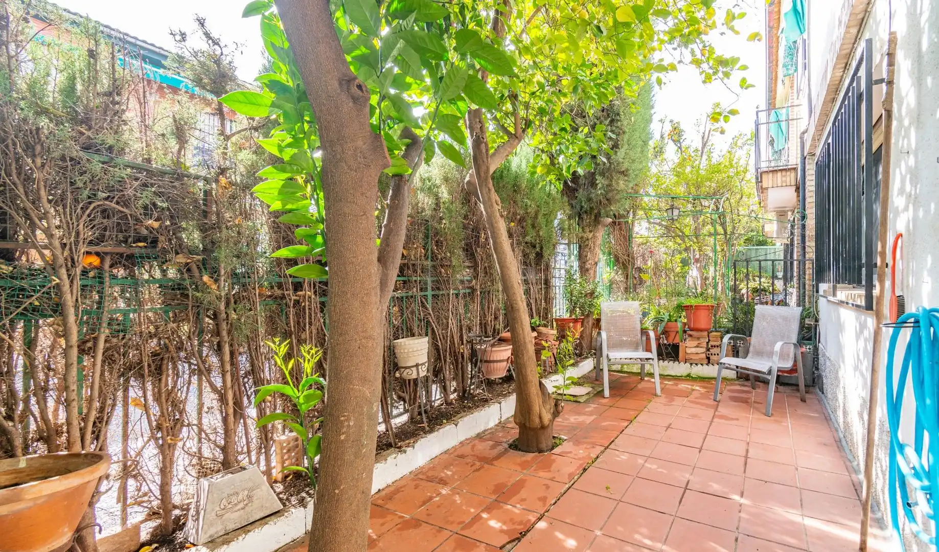 Jardí de Casa adosada en venda en Armilla amb Terrassa, Balcó i Alarma
