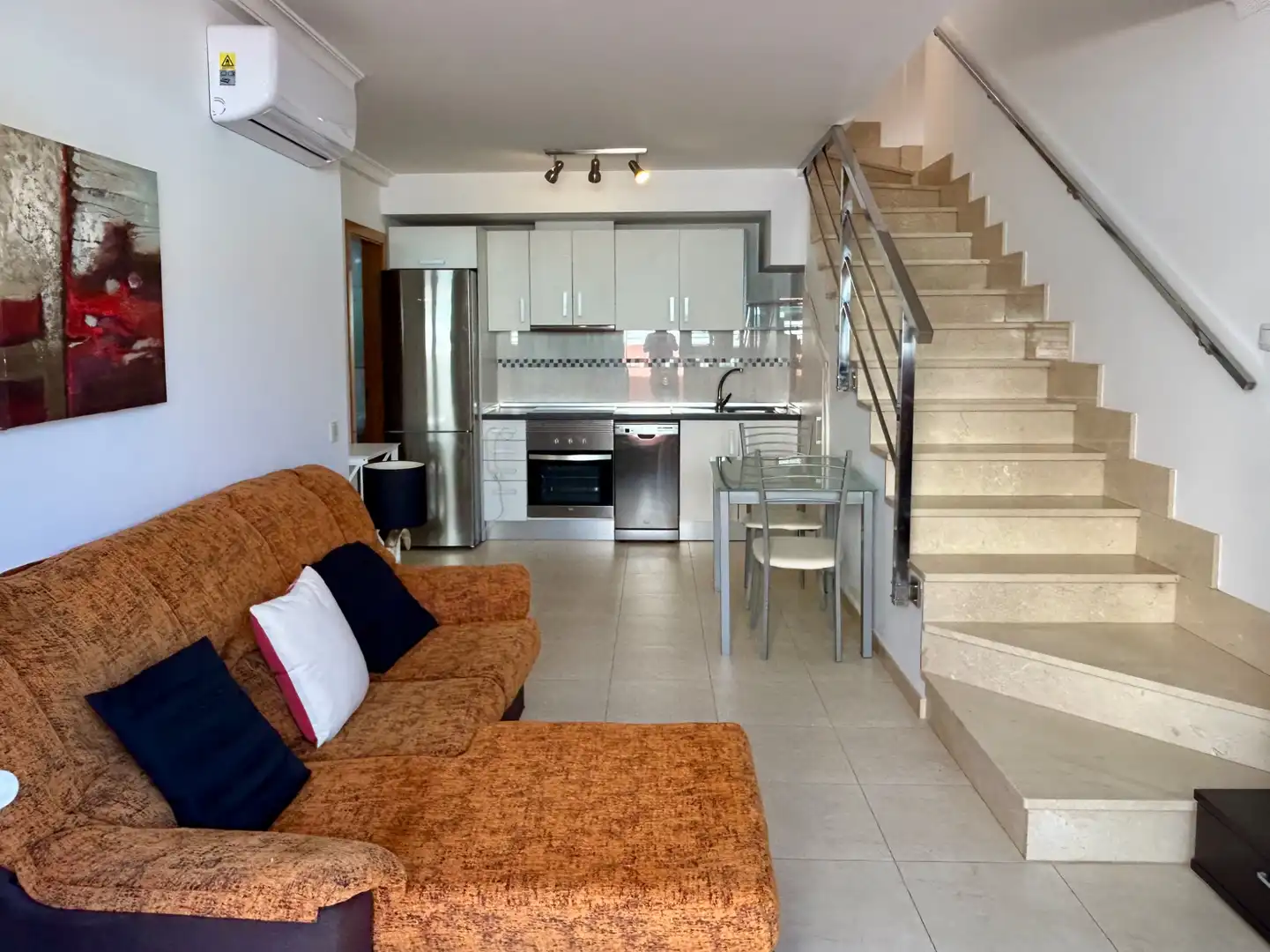 Sala de estar de Casa o chalet en venta en Antigua con Aire acondicionado, Terraza y Amueblado
