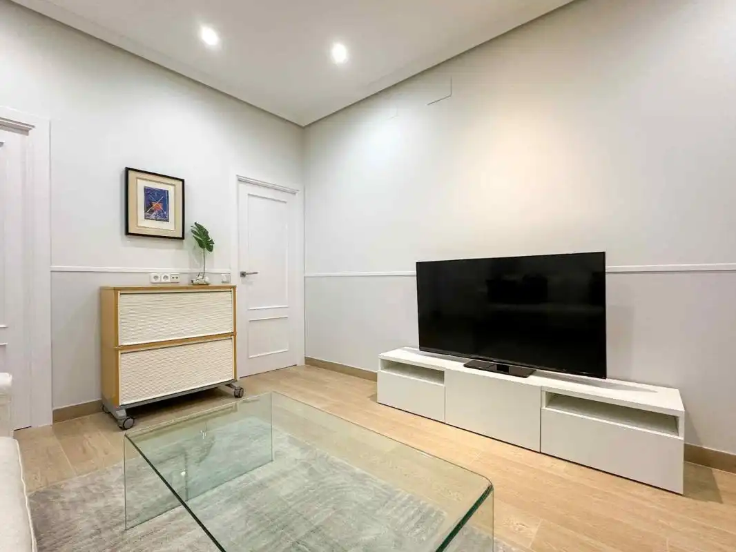 Sala de estar de Planta baja de alquiler en Madrid con Calefacción y Amueblado