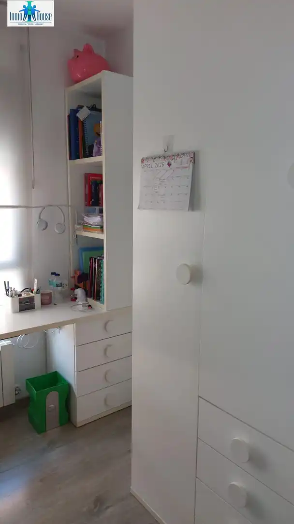 Bedroom of Flat for sale in Albacete  with Air Conditioner, Heating and Furnished