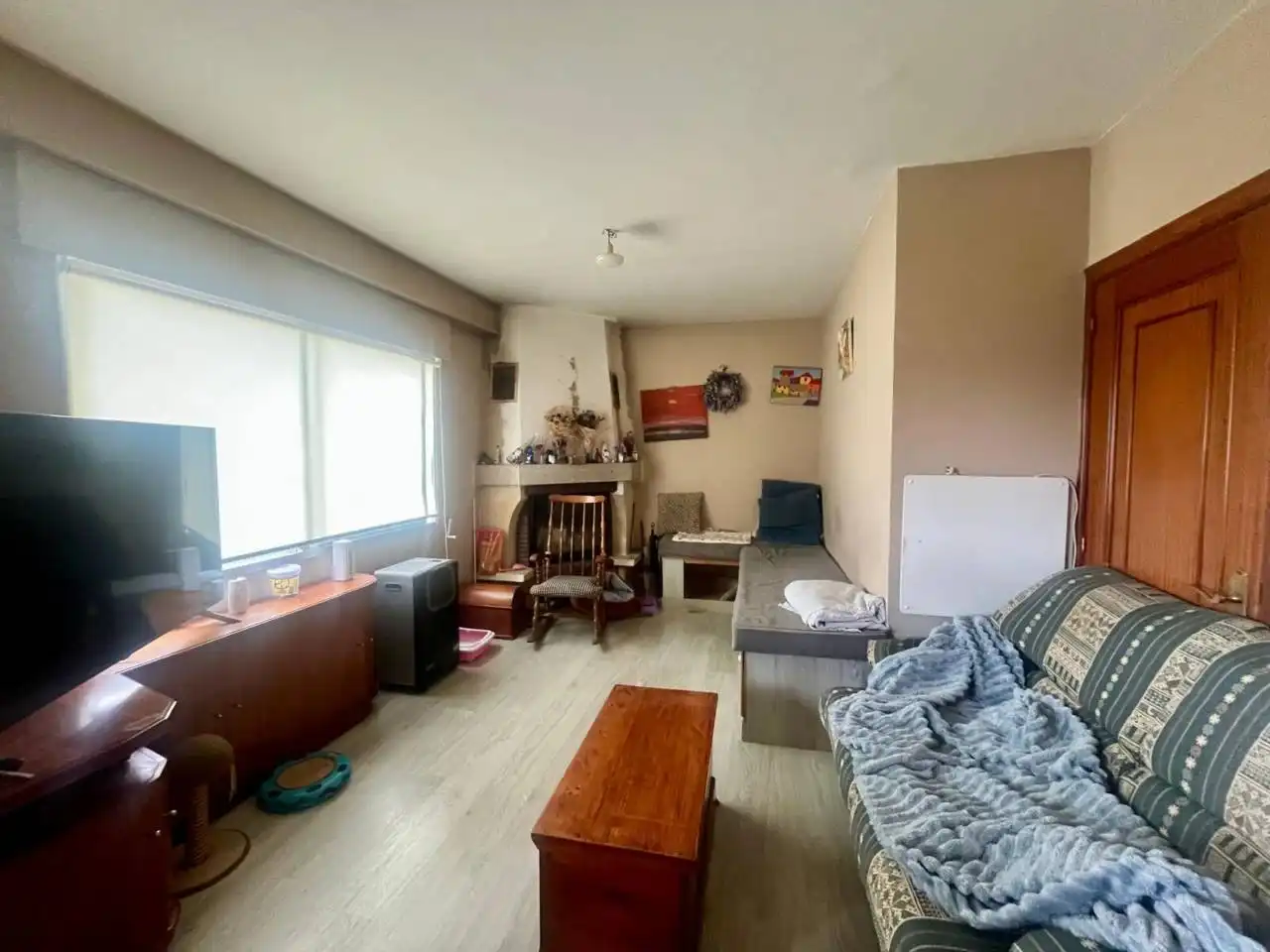 Sala de estar de Casa o chalet en venta en Cambre  con Jardín privado, Terraza y Amueblado