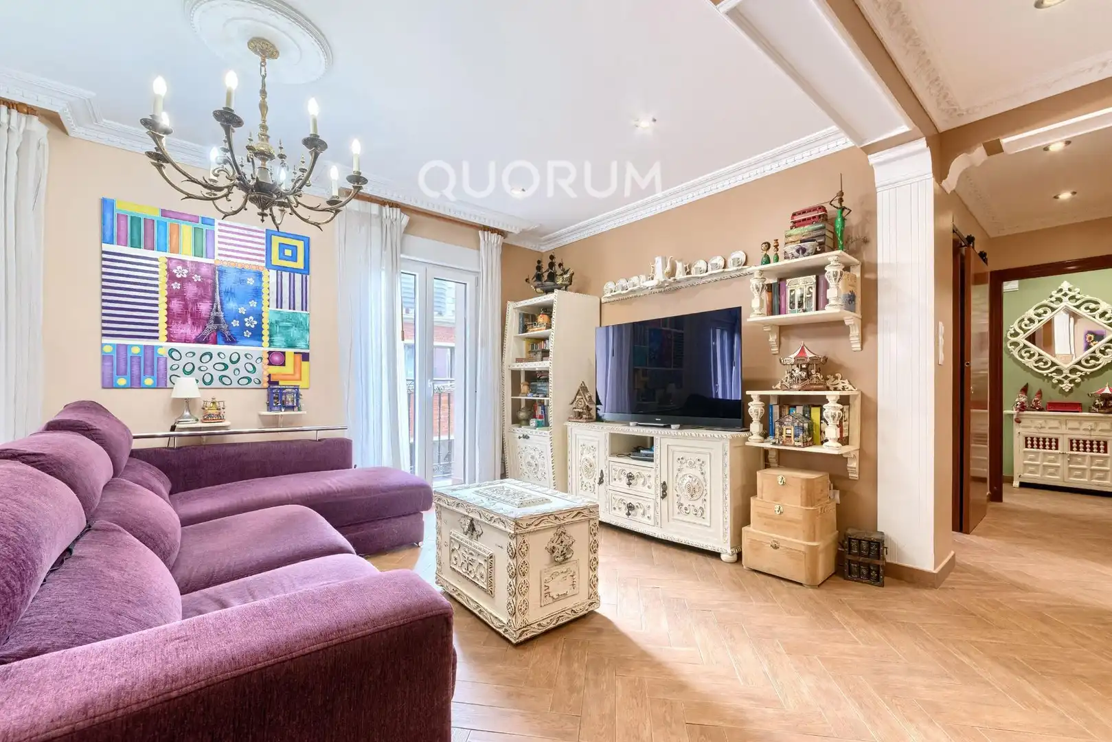 Sala de estar de Piso en venta en Barakaldo  con Calefacción y Balcón
