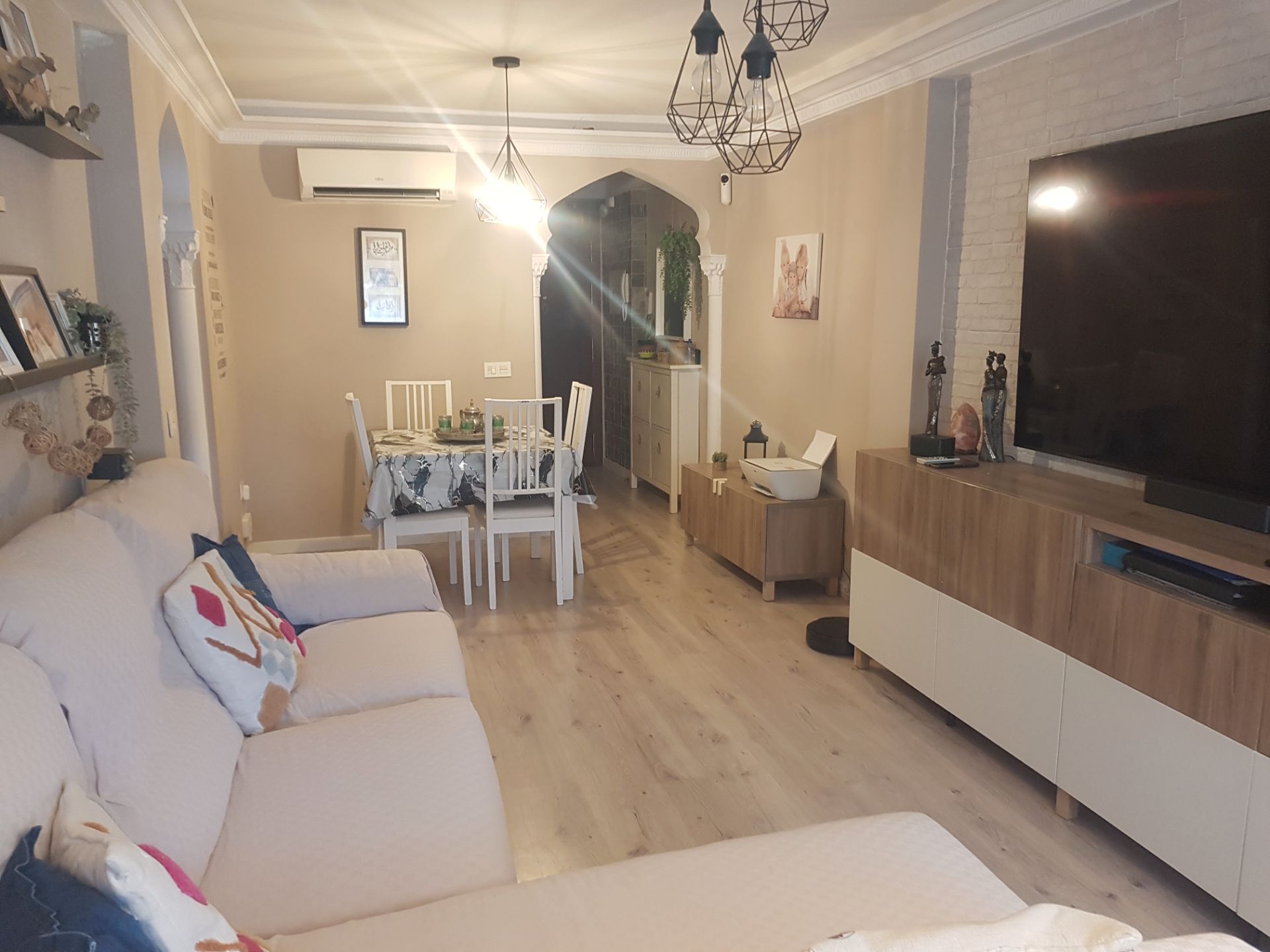Living room of Flat for sale in Málaga Capital  with Air Conditioner and Terrace