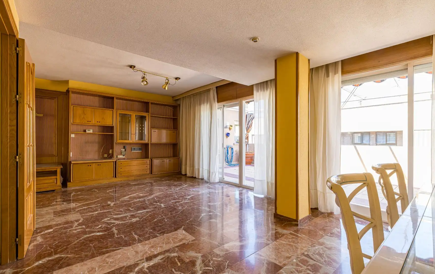 Sala d'estar de Àtic en venda en Murcia amb Aire condicionat, Terrassa i Traster