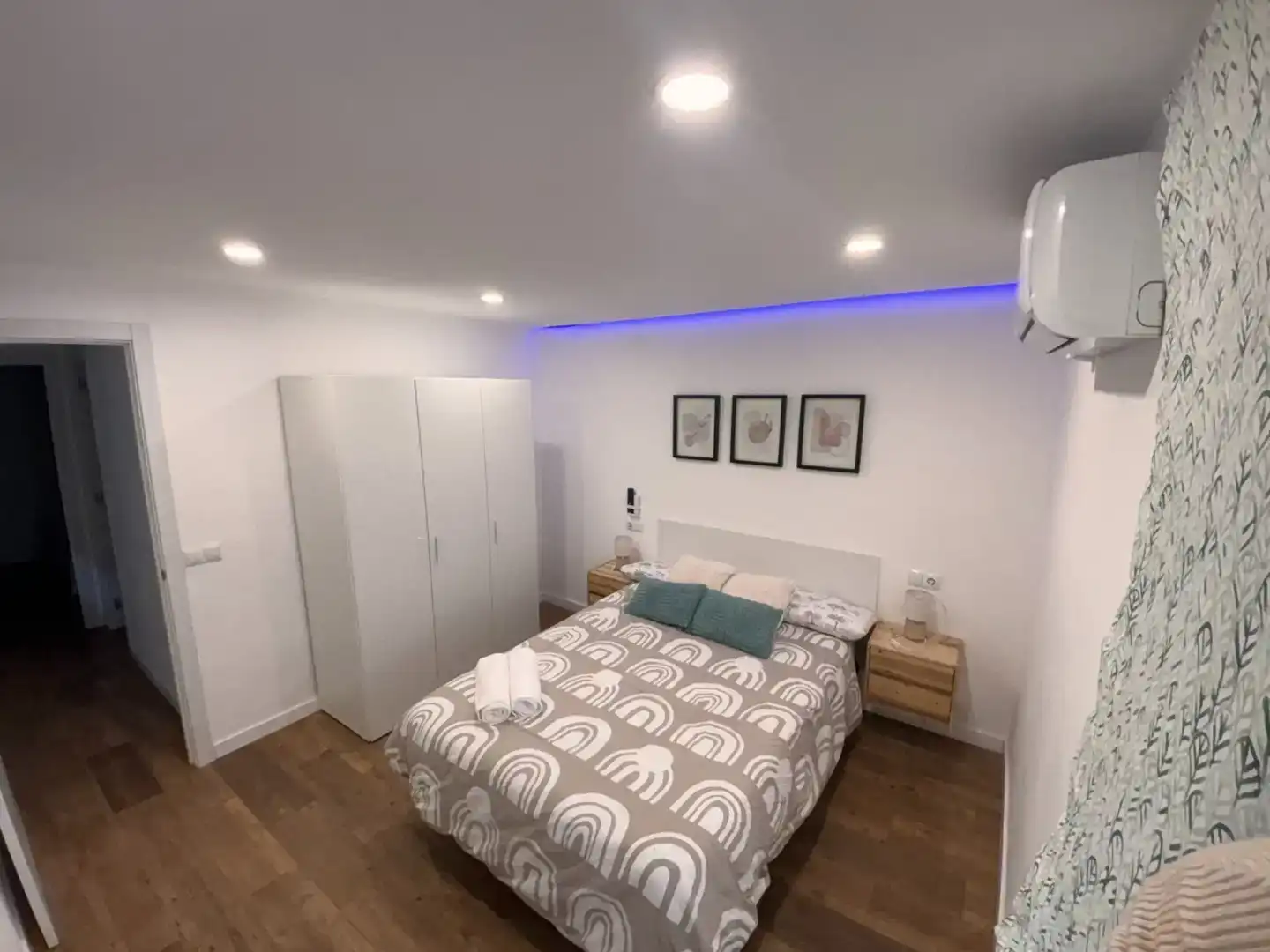 Schlafzimmer von Wohnung zur Miete in Vila-seca mit Klimaanlage und Balkon