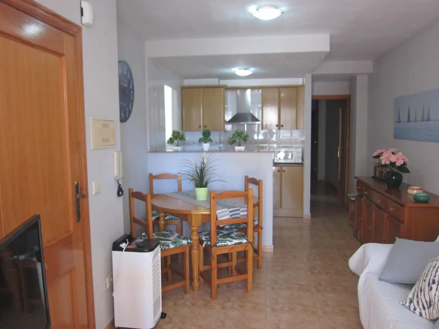 Cocina de Apartamento en venta en Moncofa con Calefacción, Terraza y Amueblado