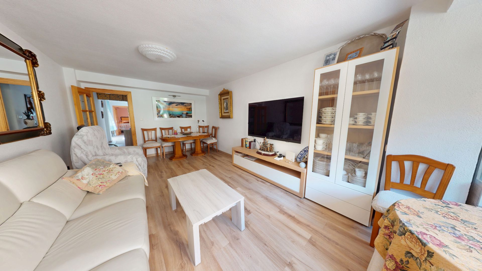 Living room of Flat for sale in El Campello  with Air Conditioner and Furnished