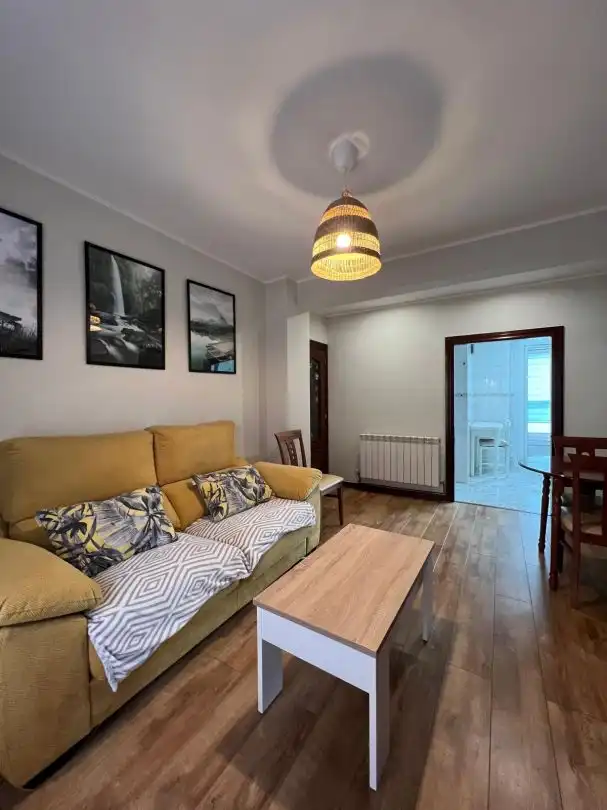 Living room of Flat for rent in Gijón   with Heating and Terrace