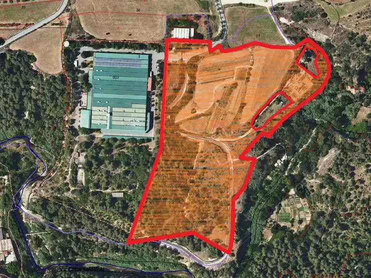 Terreny industrial en venda en Vallbona d'Anoia