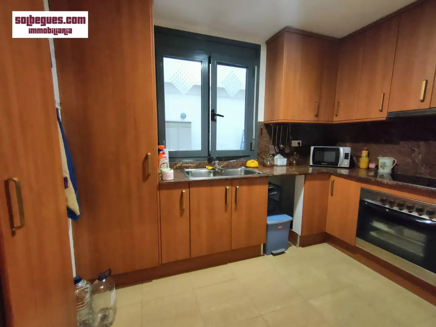 Kitchen of Flat for sale in Begues  with Heating and Storage room
