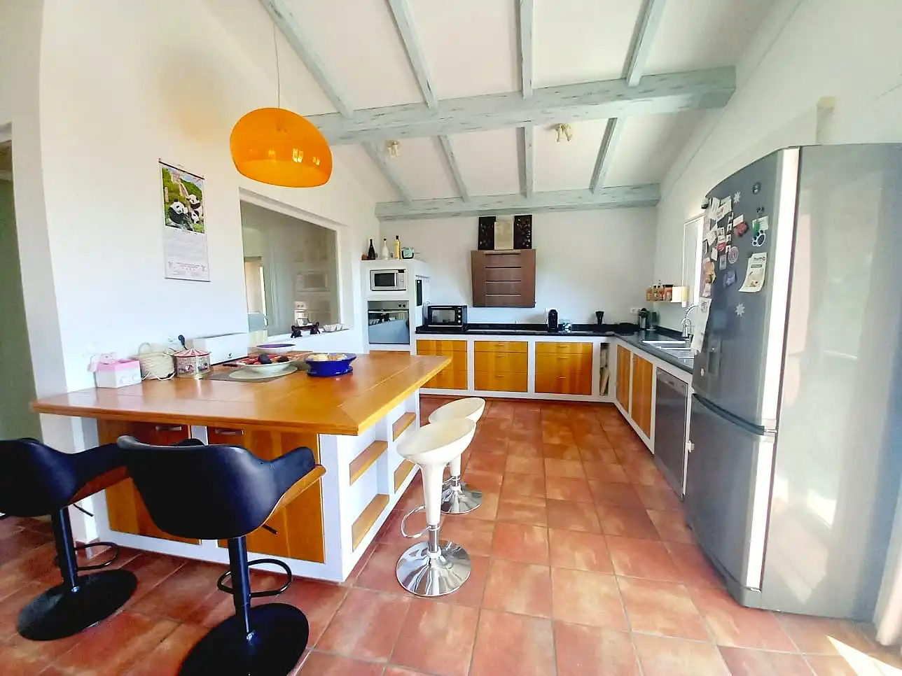 Küche von Haus oder Chalet zum Verkauf in El Castell de Guadalest mit Klimaanlage, Privatgarten und Terrasse