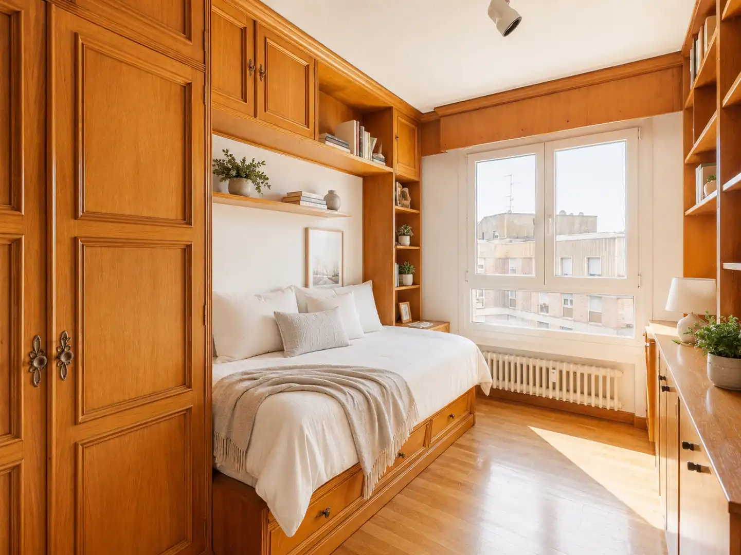 Bedroom of Attic for sale in  Pamplona / Iruña  with Heating, Parquet flooring and Terrace